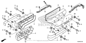 GL1800C Крышка головки цилиндров
