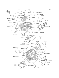VN800 Головка цилиндров