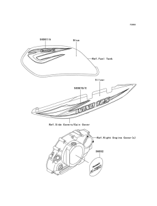 BR125 Наклейки