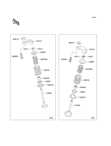EX250 Клапана