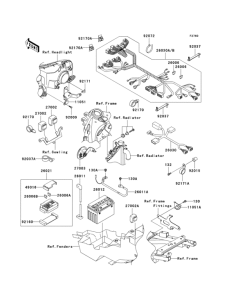 ZX600 Электрика