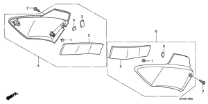 CBF1000 Боковая крышка