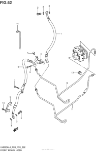 UH200 Передние тормозные трубки
