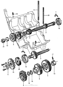 CB160 Трансмиссия