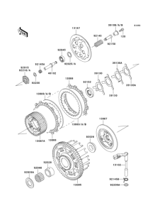 ZX600 Сцепление