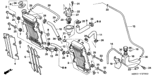 XR650R Radiator / thermostat