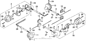 CB360 Задний фонарь