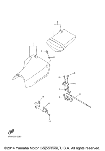 YZF-R1 Сиденье