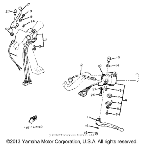 XJ1100 Рулевые переключатели