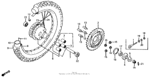  Переднее колесо