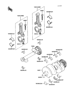 EN450 Вал коленчатый