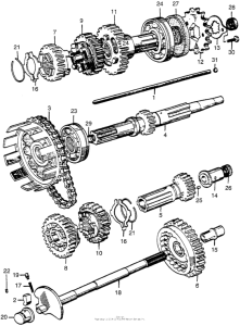 CL72 Трансмиссия