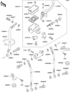 EX500 Главный тормозной цилиндр