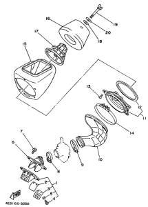 YZ80F Впускная система