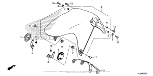 NC700J (DCT) Переднее крыло