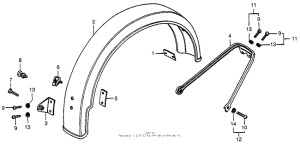 NC50 Задний бампер