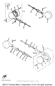 XV920MK Поворотники