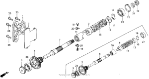 GL1200I Вал ведущий