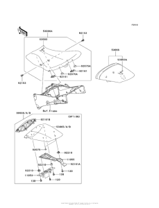 ZX600 Сиденье