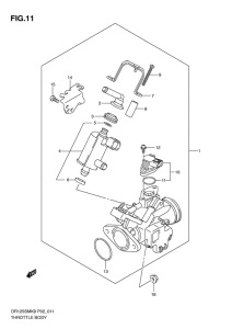DR125 Дроссель