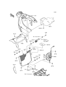 ZX600 Радиатор