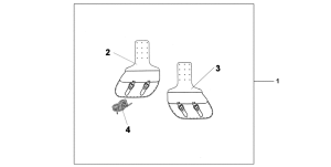 VT750CA Throw over bags