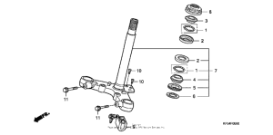 CB250 Траверса нижняя