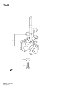 VL250 Топливный кран