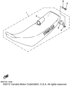 YZ80H1 Сиденье