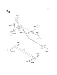 ER500 Педаль тормоза