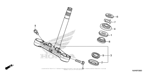 CB500F (ABS) Траверса нижняя
