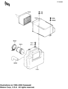 KZ250 Воздухоочиститель