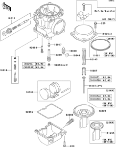 ZR1200 Карбюратор в разборе