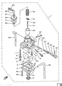 DT125MX Карбюратор