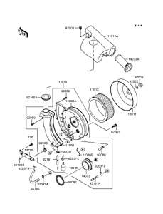 VN400 Воздушный фильтр