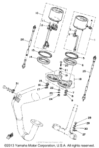 DT125H Speedometer-tachometer