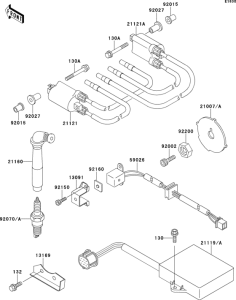 ZX1100 Система зажигания