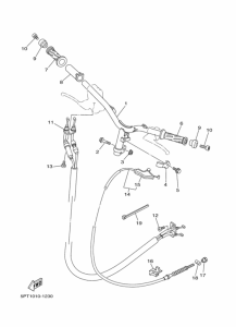 CV50ZR ｽﾃｱﾘﾝｸﾞﾊﾝﾄﾞﾙ. ｹｰﾌﾞﾙ