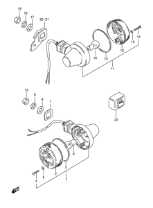 TS125 Поворотники