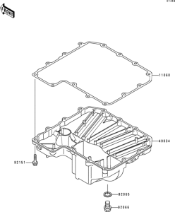 ZX900 Маслянный поддон