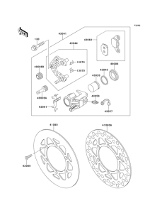  Front brake(kx80-s6 / v6)
