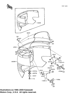 KZ1000 Обтекатель