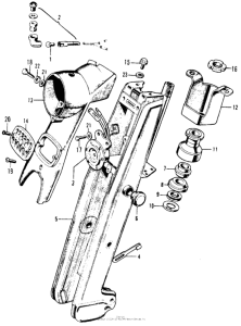 CA105 Передняя вилка 2