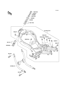ZX1100 Frame comp