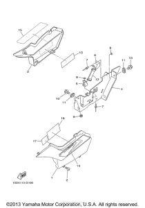 TW200X Боковые обтекатели