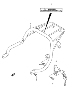 RV125 Багажник