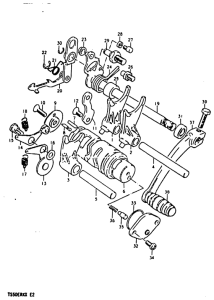 TS50 Переключение передач