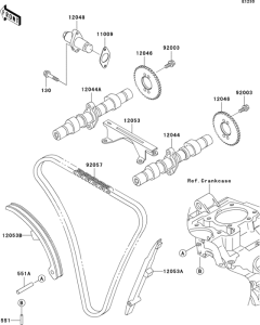 ER500 Распред вал