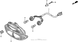 CBR900RR Фонарь