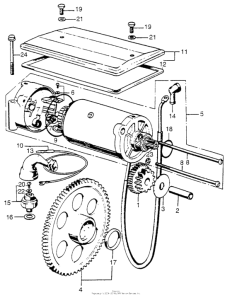 CB750 Стартер